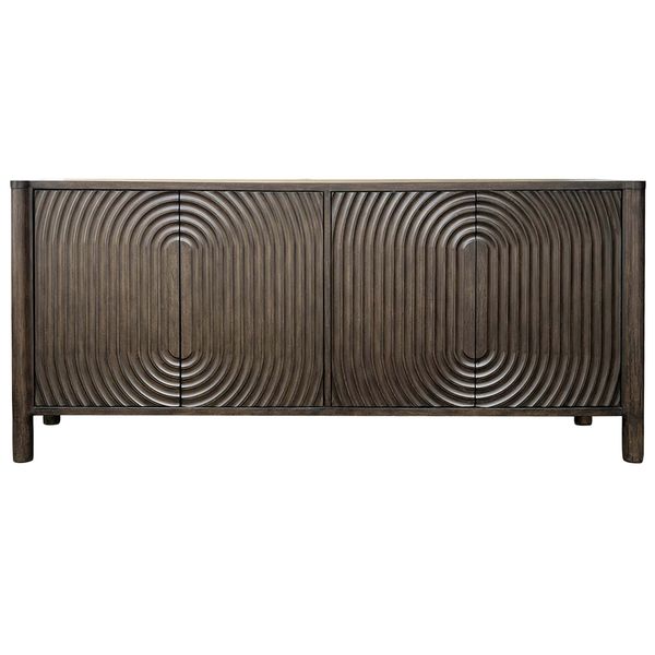 Buffet 4 portes Margaux, Marron