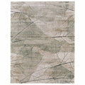 Tapis Sonora 39U8F Feizy, Vert/Creme