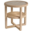 Table d'Extremite Ronde Oasis, Abaca