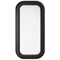 Petit miroir cuir Beretta, Noir