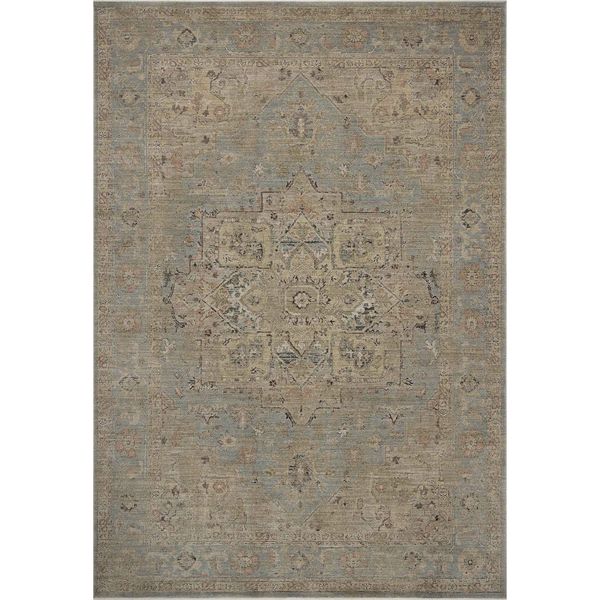 Tapis Briar BRR-01 Loloi, Ciel/Mousse