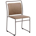 Chaise a manger Verveine, Marron, Lot de 2
